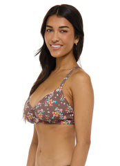 Body Glove Women's Belle Drew Tie Back Bikini Top (D-F Cup)