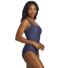 TYR Women's Lapped Scoop Neck Controlfit One Piece Swimsuit