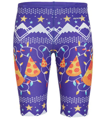 Sporti Limited Edition Ugly Sweater Pizza Tree Jammer Swimsuit Youth (22-28)