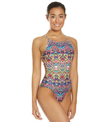 Speedo Turnz Women's Flash Back One Piece Swimsuit