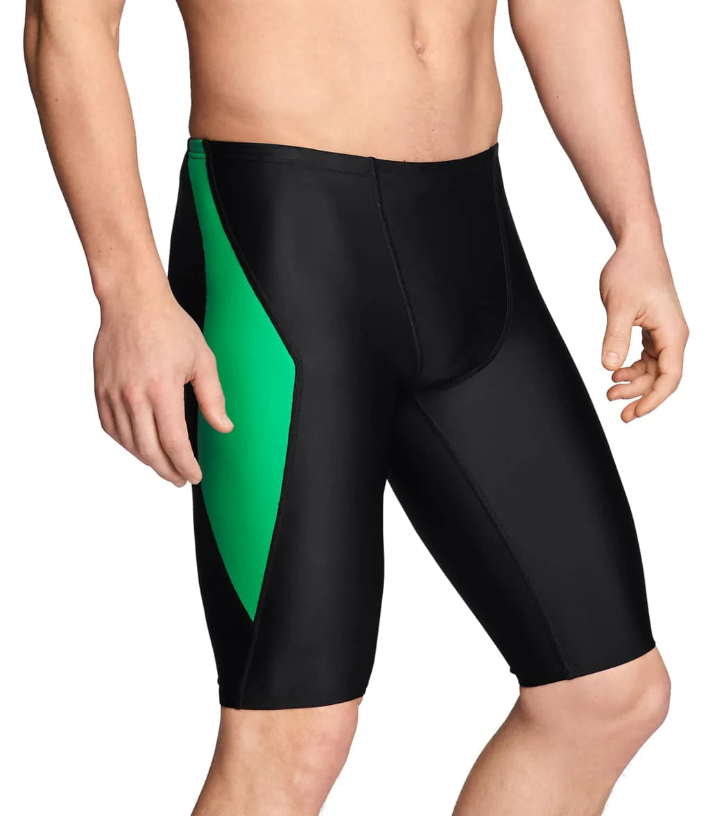 Speedo Men's Powerflex Eco Tone Setter Jammer Swimsuit