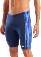 Arena Men's Stripes Jammer Swimsuit