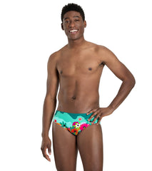 Sporti x She Is This Limited Edition Mountain Flower Brief Swimsuit