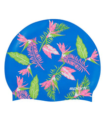 Sporti Hawaiian Silicone Swim Cap
