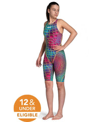 Arena Girls' Powerskin ST Next Limited Edition Open Back Tech Suit Swimsuit