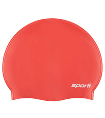 Sporti Silicone Swim Cap Set of 3