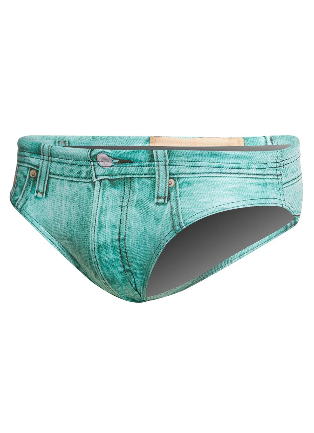 Turbo Men's Jean Short Water Polo Brief