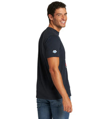 Arena Unisex Mark Spitz Face Felt Patch T-Shirt