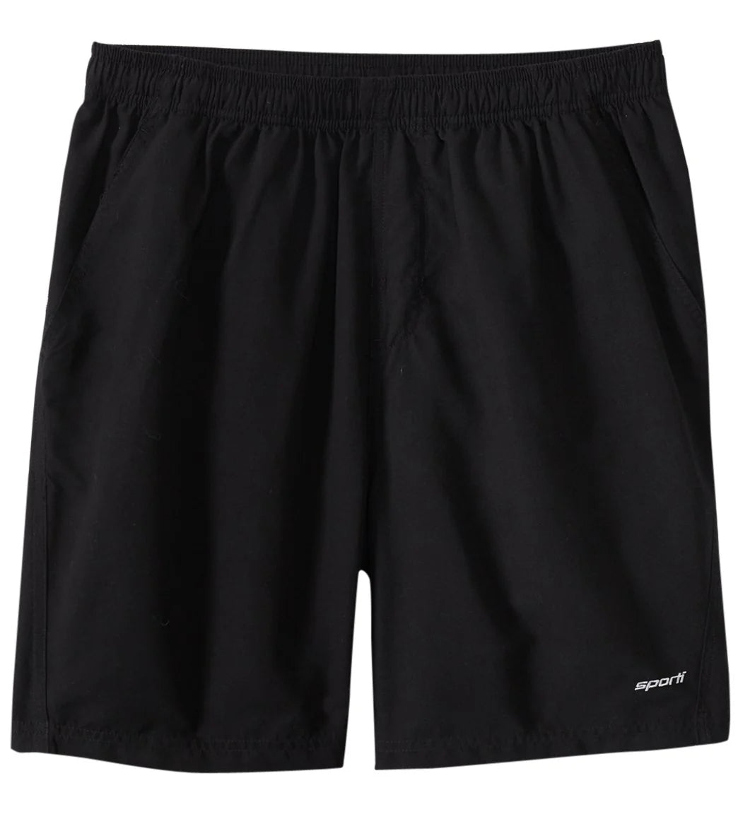 Sporti Men's Solid Swim Trunk