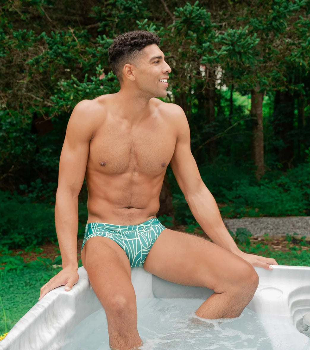 Sporti x Wyatt Hersey Limited Edition Bloom Brief Swimsuit (26-40)