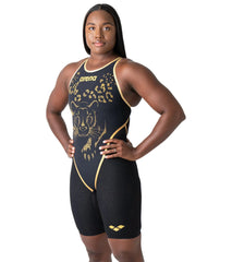 Arena Women's Powerskin Carbon Glide SL LE Simone Manuel Closed Back Tech Suit Swimsuit