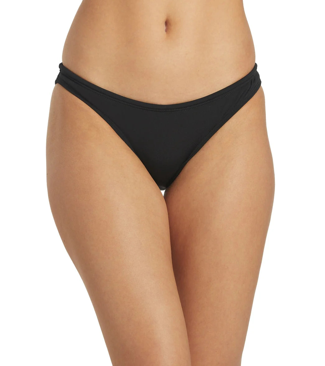 JOLYN Women's Midl Solid Bikini Bottom