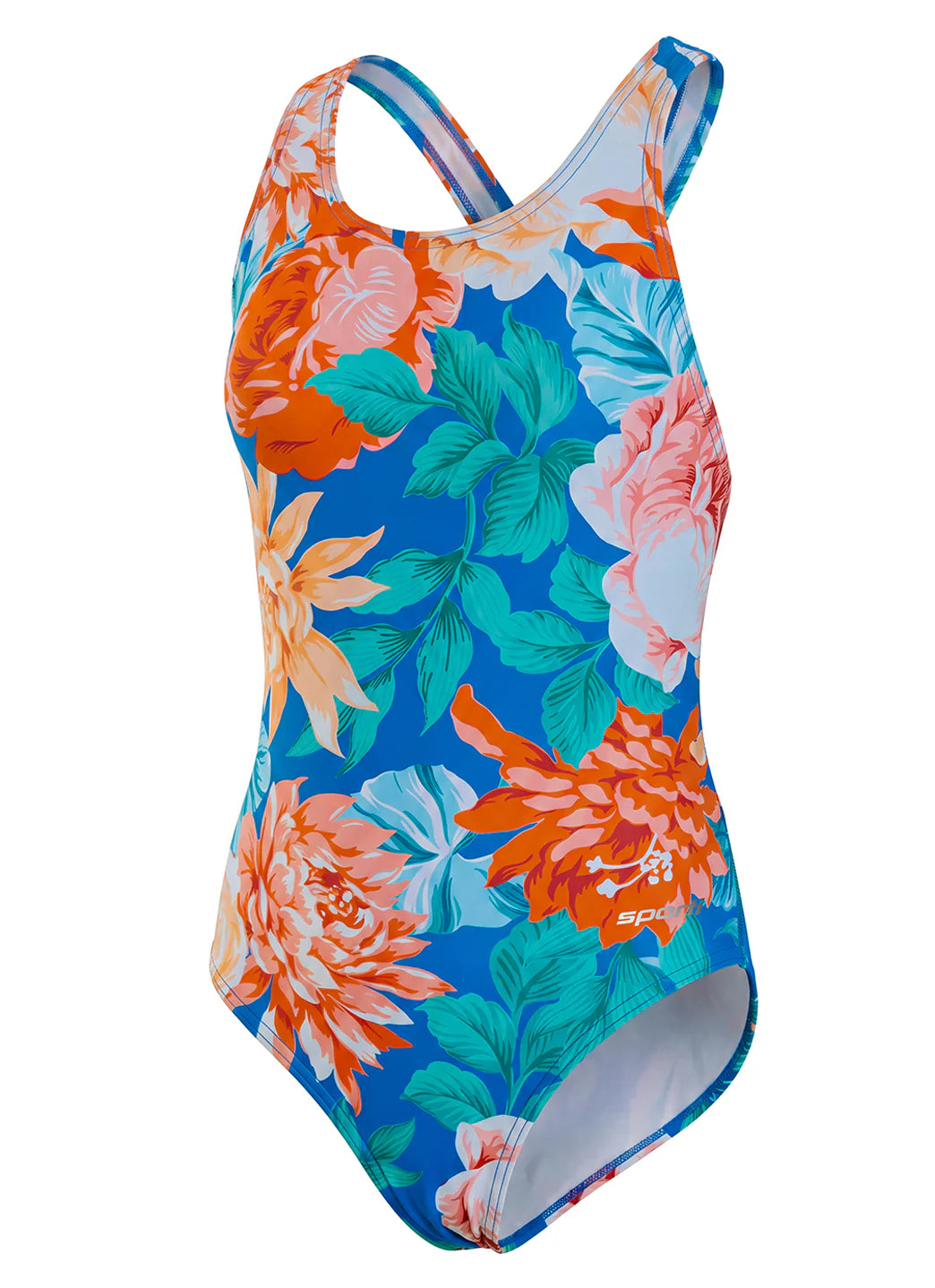 Sporti Island Bouquet Wide Strap One Piece Swimsuit (22-44)