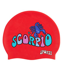 Sporti Groovy Zodiac Scorpio Silicone Swim Cap