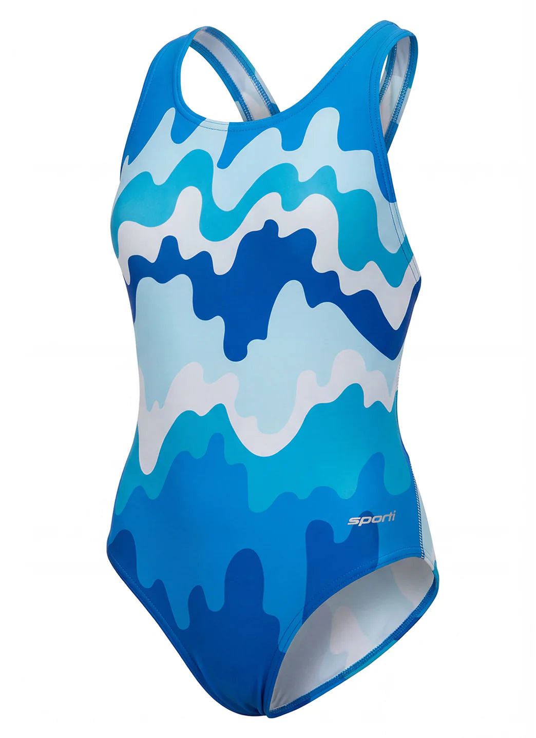 Sporti Wave Hello Wide Strap One Piece Swimsuit (22-44)