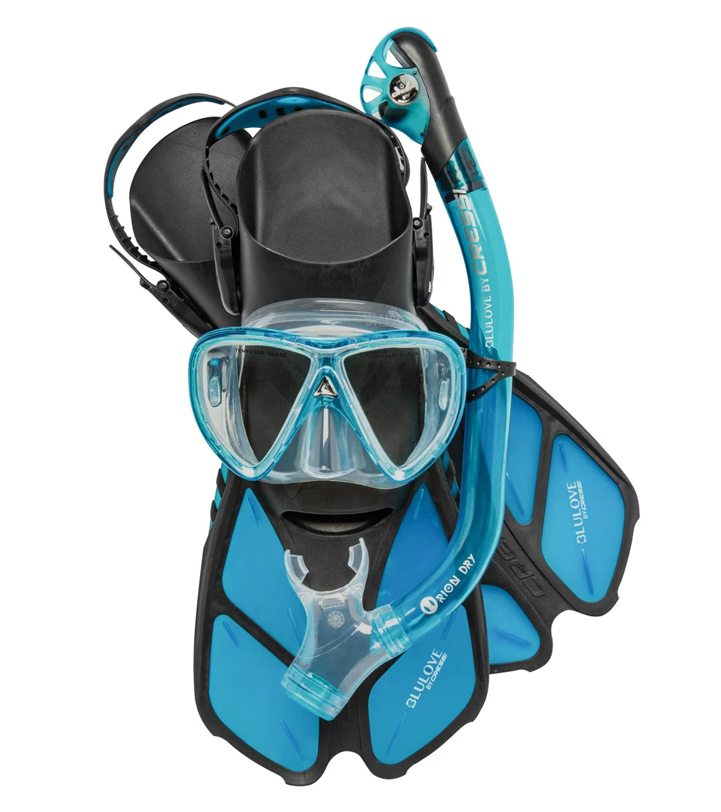 Cressi Bonete Dry Snorkel Set