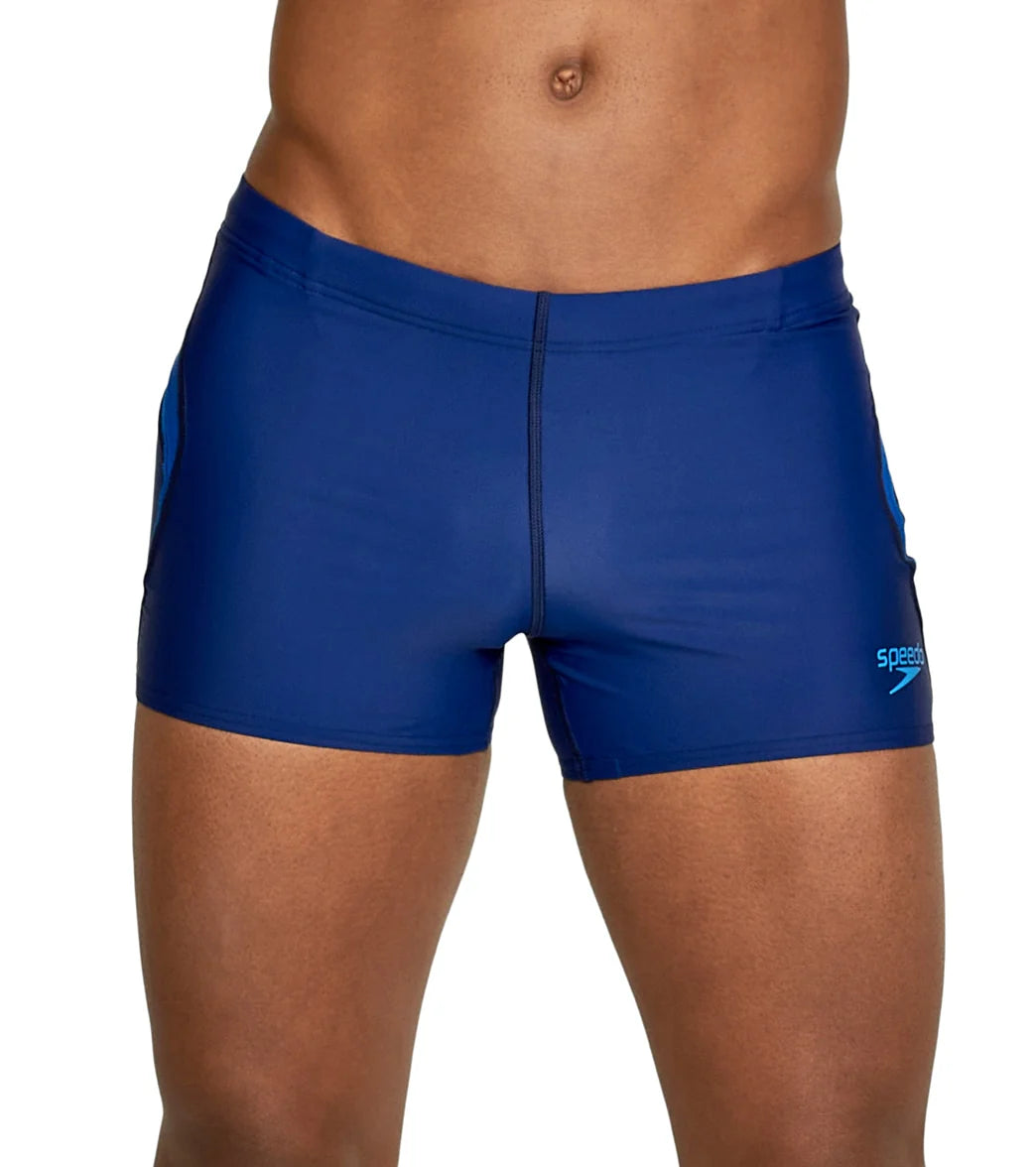 Speedo Men's Splice Square Leg Swimsuit
