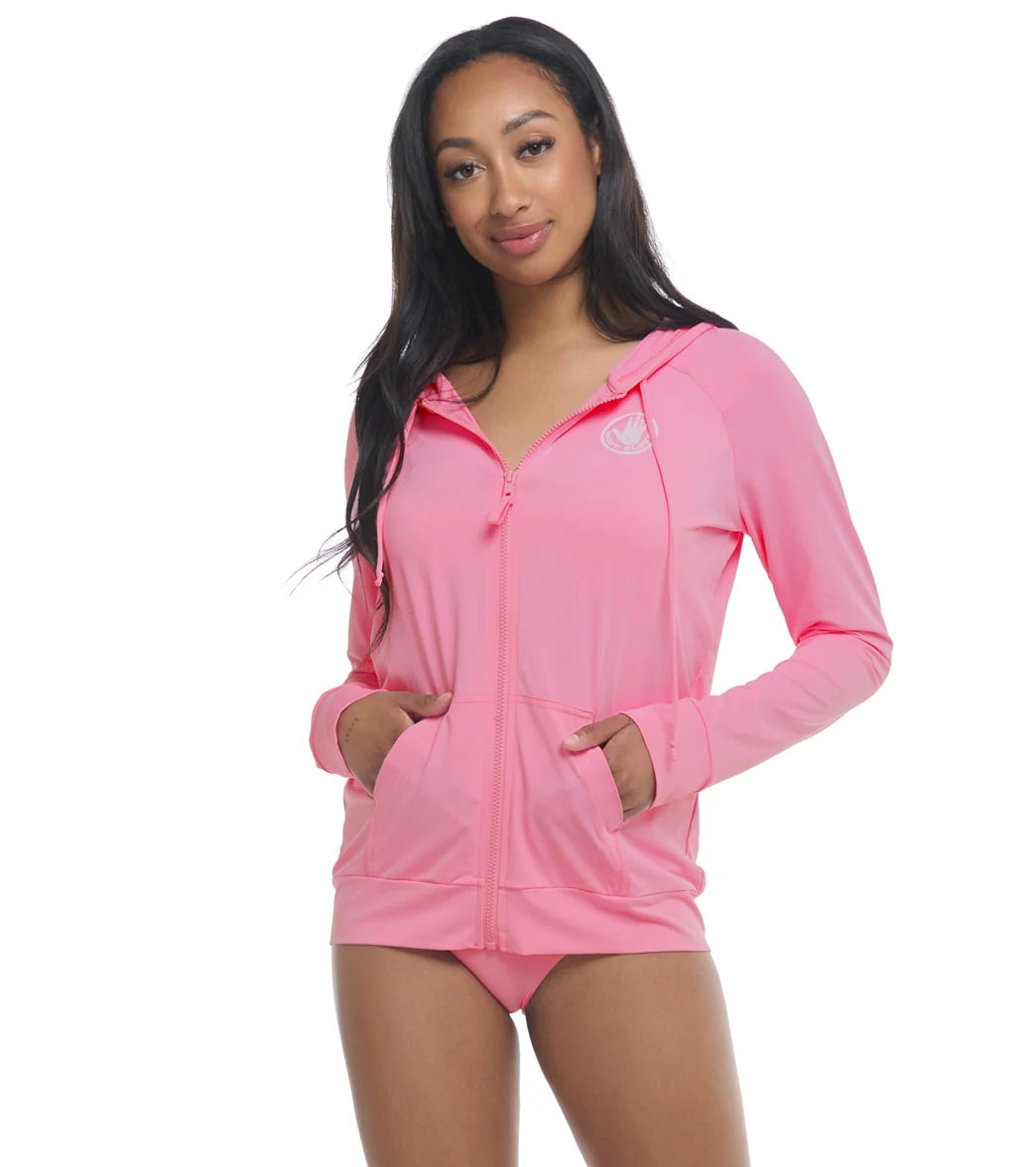 Body Glove Women's Adeline Long Sleeve Hoodie UPF 50 Rash Guard