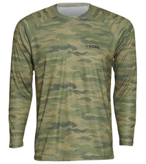 Xcel Men's Threadx Camo Long Sleeve Surf Shirt