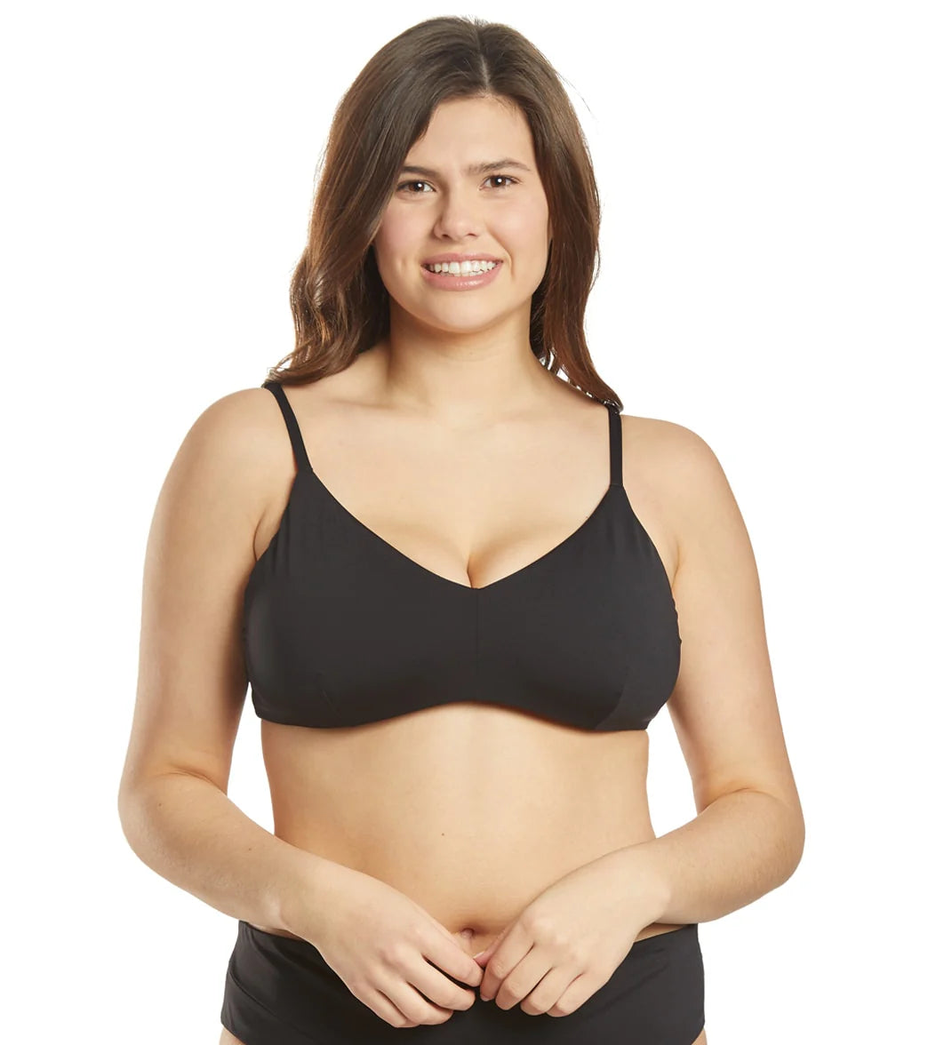 Volcom Plus Size Simply Seamless V-Neck Bikini Top