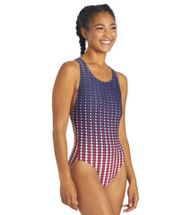 Sporti Molecule USA Wide Strap Cross Back One Piece Swimsuit (22-44)