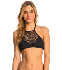 Hurley Diamond Cut Crop Bikini Top