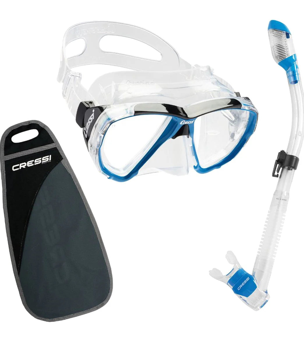 Cressi Scuba Big Eyes Mask & Dry Snorkel Set