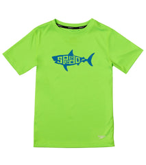 Speedo Boy's Short Sleeve Graphic Swim Shirt (Little Kid, Big Kid)