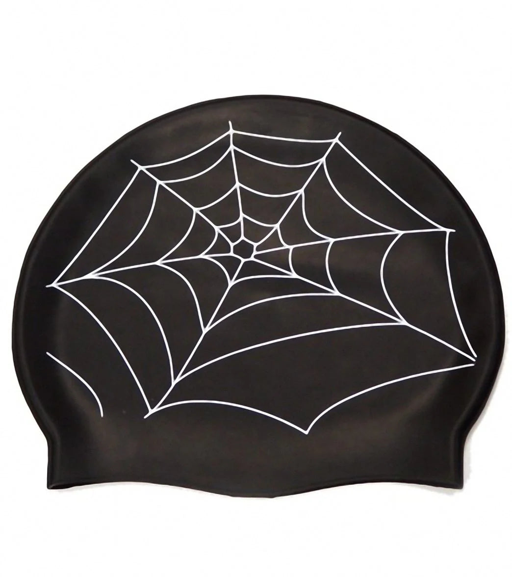 Bettertimes Spiderweb Solid Latex Swim Cap