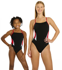 Speedo Women's Edge Splice One Back One Piece Swimsuit