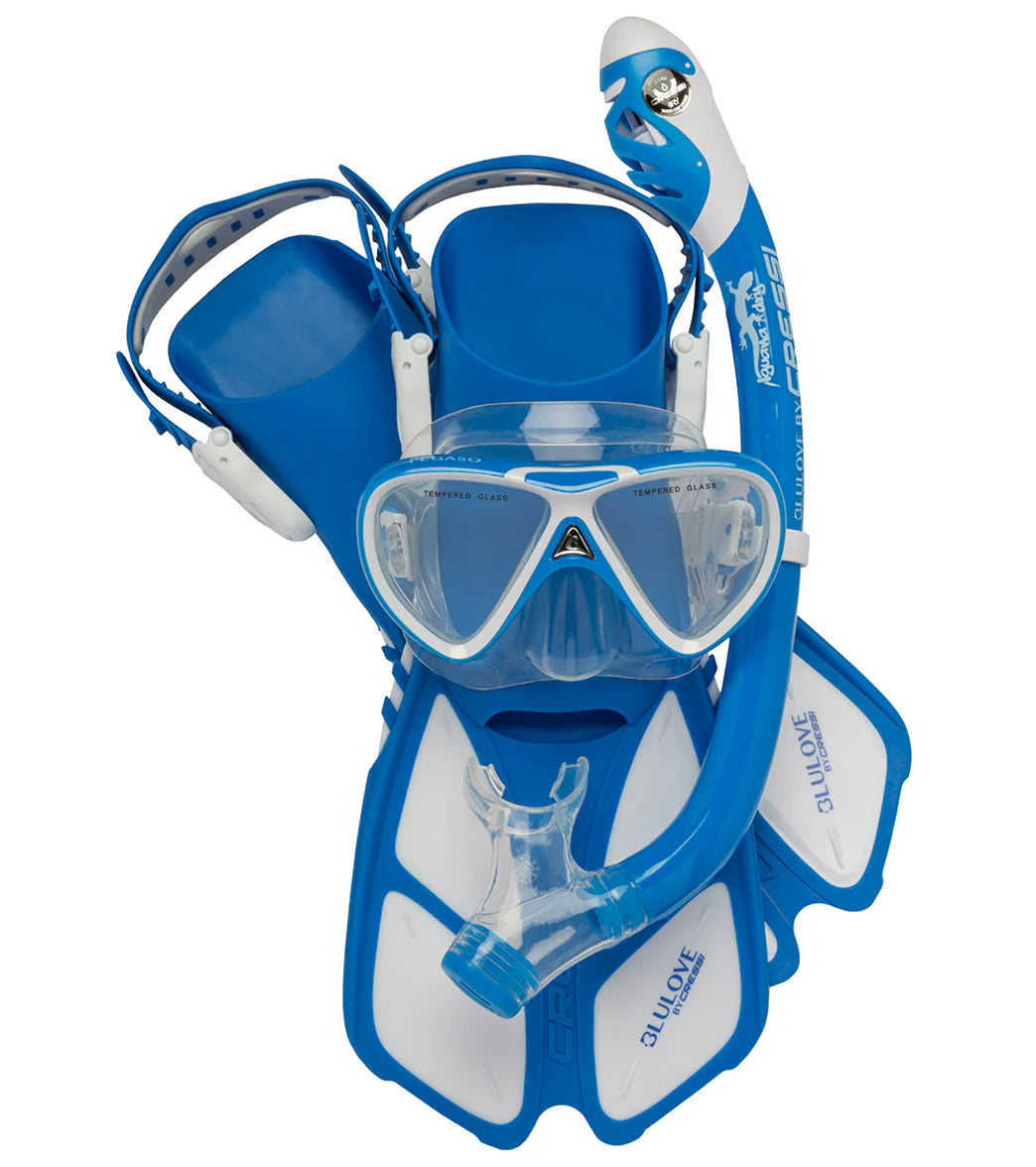 Cressi Kids' Mini Bonete Snorkel Set