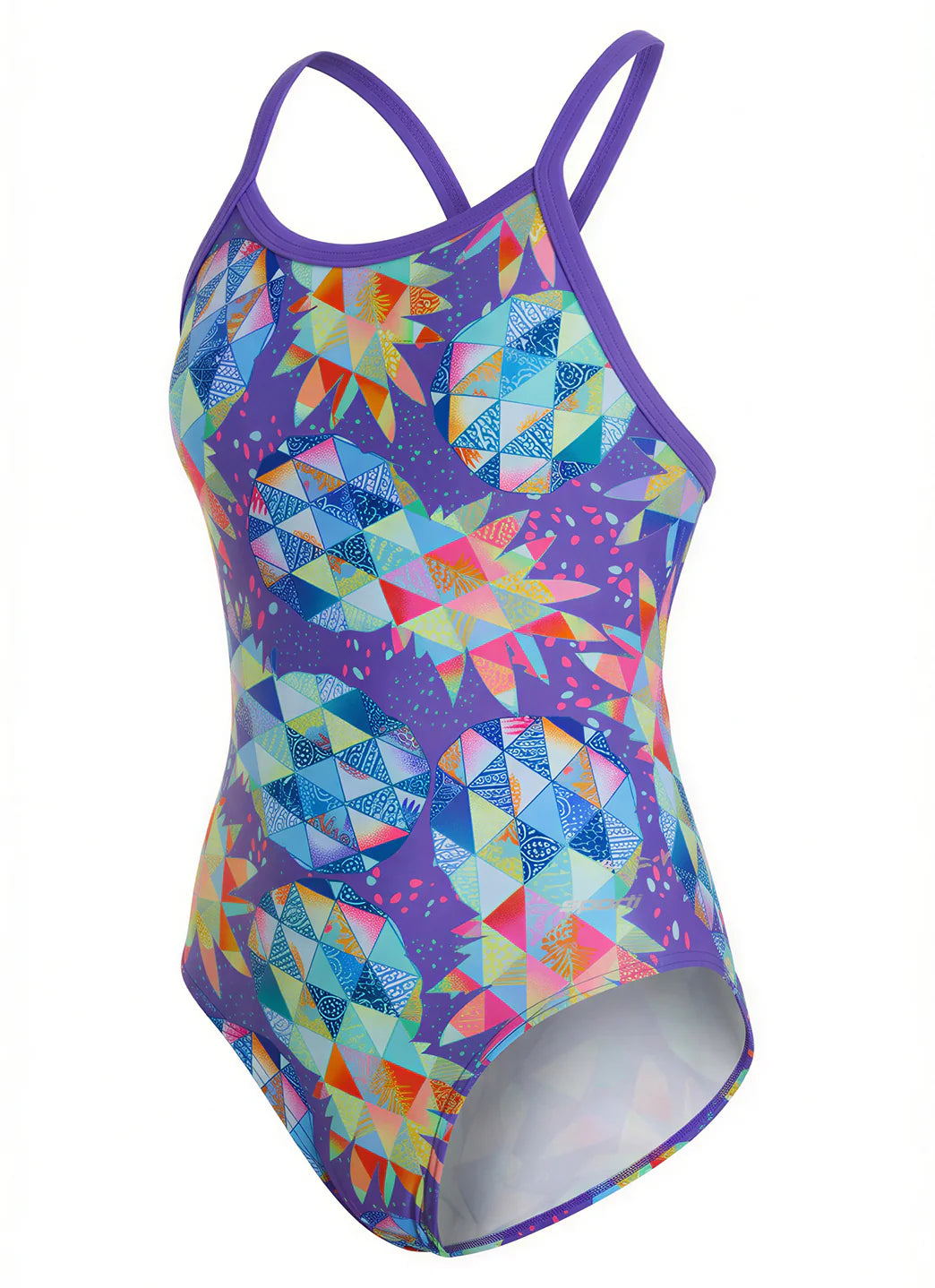 Sporti Aloha Mosaic Thin Strap One Piece Swimsuit (22-44)