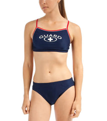 Waterpro Female Poly Lifeguard Piped Bikini Swimsuit