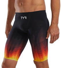 TYR Men's Venzo Influx High Waist Jammer Tech Suit Swimsuit