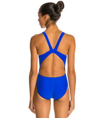 Dolfin Female Lifeguard Logo HP Back One Piece Swimsuit