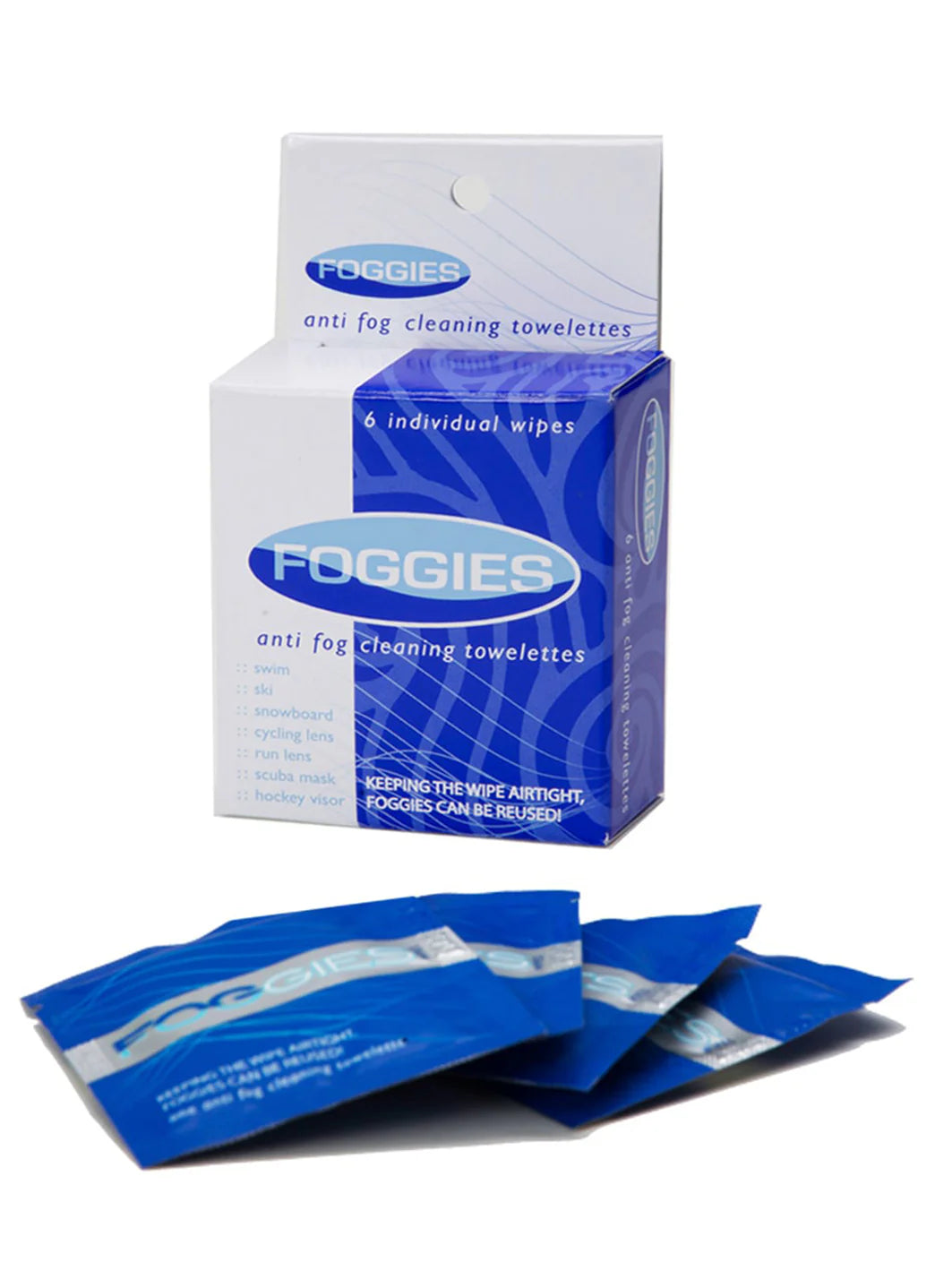 TRISWIM Foggies Anti-fog Towelette 6pk