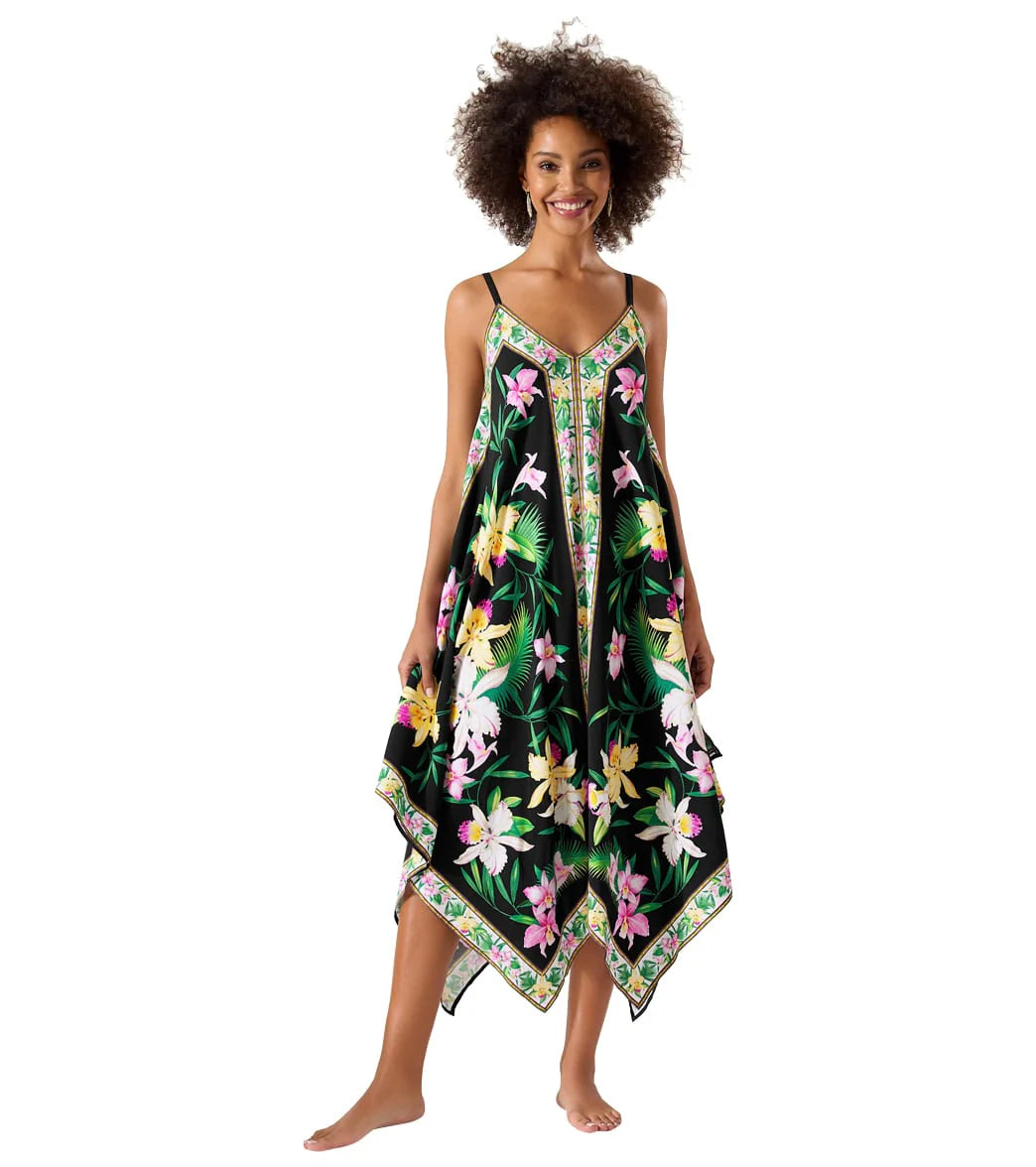 Tommy Bahama Orchid Garden Scarf Cover Up Dress