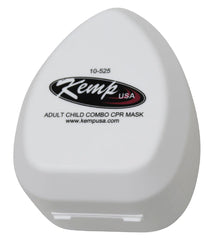 KEMP USA CPR Mask Adult & Child Combo with Gloves & Wipe in Hard Case with 1-Color Custom Logo