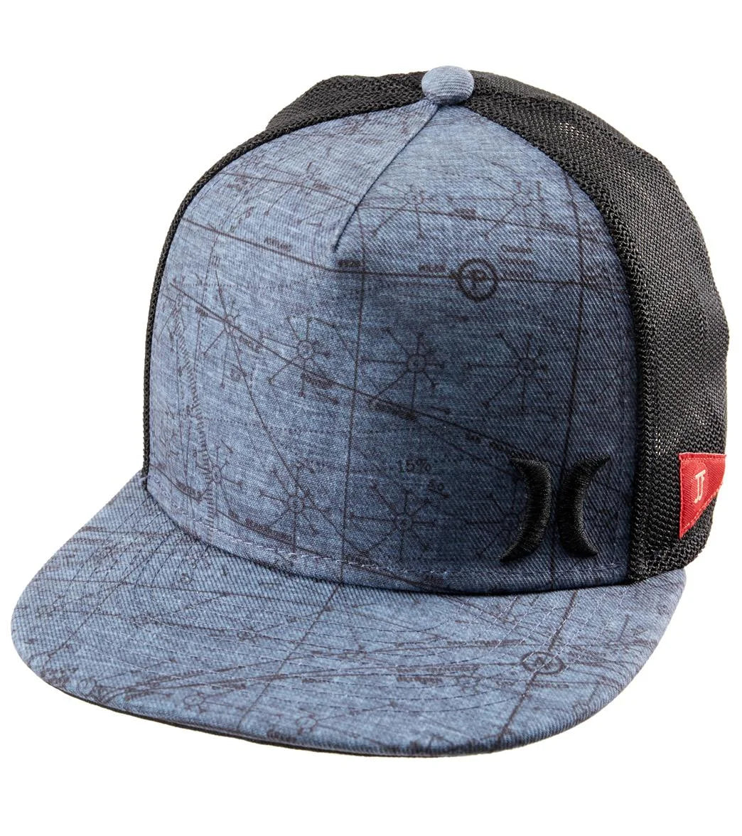 Hurley Men's JJF Maps Trucker Hat