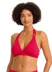 Tommy Bahama Women's Pearl Solids Double Strap Halter Bikini Top