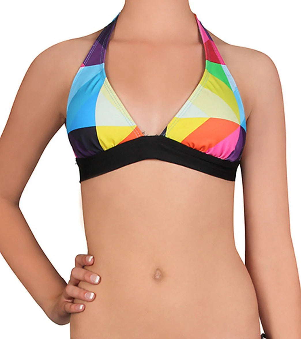 Hurley Girls' Dissolve Halter Bikini Top