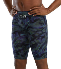 TYR Men's Avictor 2.0 Exolon High Waist Jammer Tech Suit Swimsuit