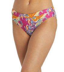 Sporti Active Floral Patchwork Hipster Workout Bikini Swim Bottom