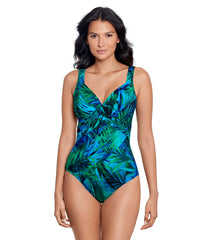 Miraclesuit Women's Palm Reeder Revele One Piece Swimsuit