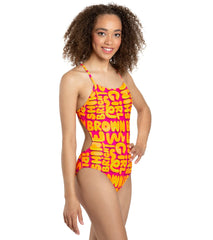 Sporti x She Is This Limited Edition Shine Bright Micro Back One Piece Swimsuit