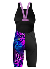 Speedo Women's LZR Pro 2.0 Printed Open Back Tech Suit Swimsuit