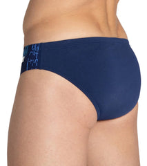 Arena Men's Team Painted Stripes Brief Swimsuit