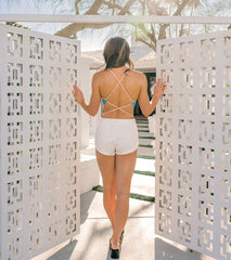 Sporti x Alex Walsh Desert House Kacey Double Cross One Piece Swimsuit
