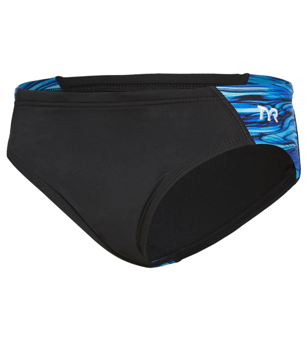 TYR Boy's Hydra Blade Racer Brief Swimsuit