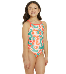Sporti x Alex Walsh Geo Glam Thin Strap One Piece Swimsuit Youth (22-28)